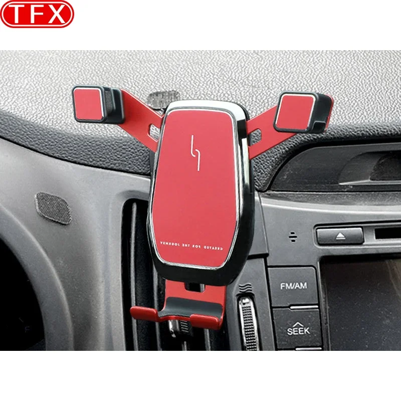 For KIA Sportage R 2011-2016 Car Styling Mobile Phone Holder Air Vent Mount Gravity Bracket Stand Auto Modified Accessories