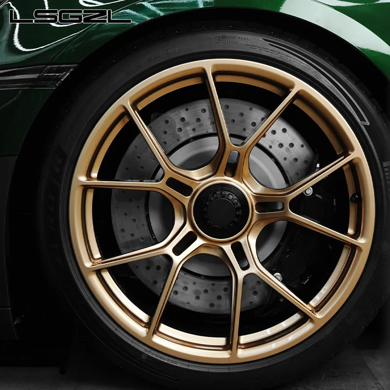 Lsgzl Forged Custom Centerlock Cap 5x114.3 5x127 5x120 for Mercedes BMW AUDI Alloy Luxury Car Wheel 18 19 20 21 22  Inch