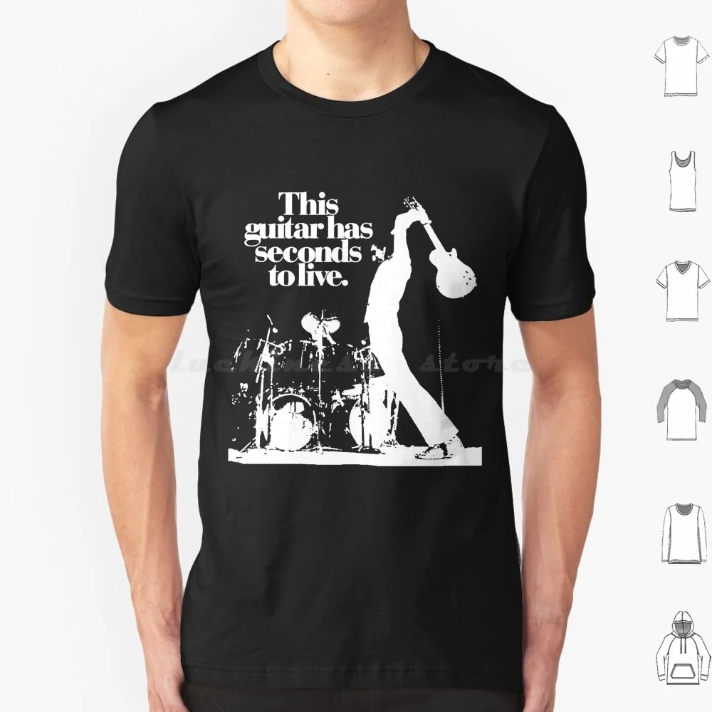 Pete Townshend The Who This Guitar Has Seconds To Live Rock Music Legend Guitar T Shirt Big Size 100% Cotton Pete Townshend The