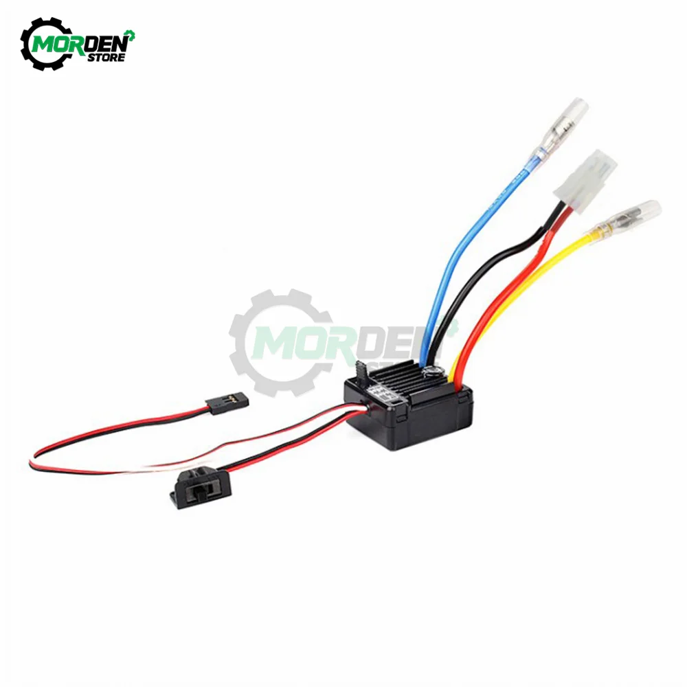 WP-1060-RTR 60A Brushed Electronic Speed Controller ESC For 1:10 RC HSP Car Waterproof RC Car Axial scx10  Power Supply for Toys