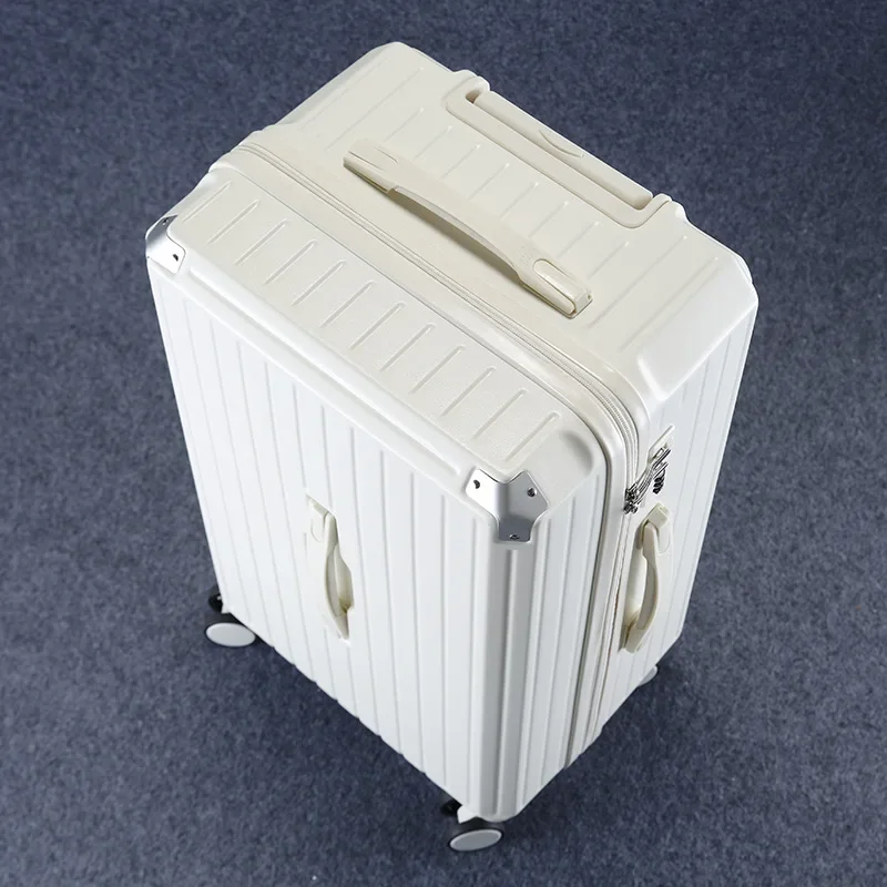 Fashion Rolling Luggage Travel Suitcase Large Capacity Trunk Aluminum Frame Trolley Bag Candy Password Lock Box 20 22 24 26 29