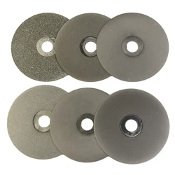 1PC 4inch 100mm Diamond Coated Flat Wheel Jewelry Polished Grinding Disc 80-3000 Grit Flat Lap Polishing Grind Wheel Power Tools