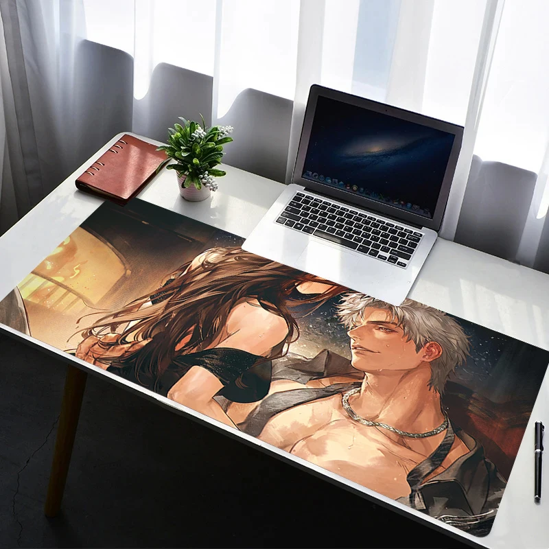 Mouse Pad Computer Gamer PC Accessories Mousepad Rubber L-love And Deepspace Sylus Non Slip Desk Mat Laptop Gamer Keyboard Pad