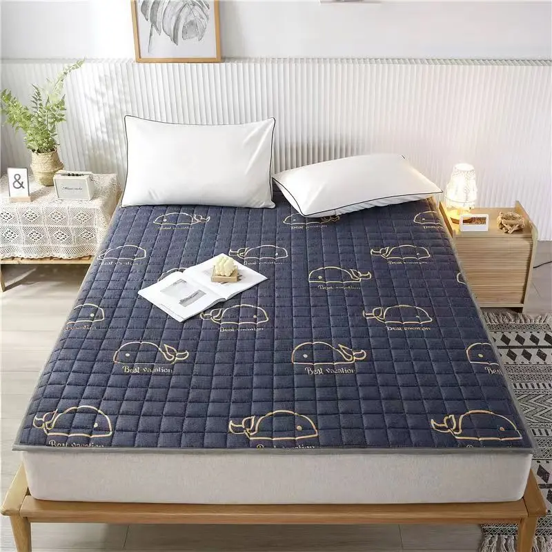 1Pc Soft Mattress Home Tatami Mat Cotton Non-Slip Comfortable Mat Hotel Thin Mattress Protective Pad Student Dormitory Many Size