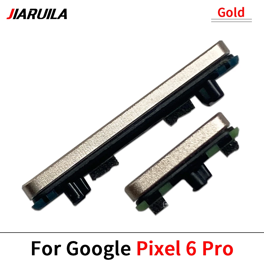 NEUE seitliche Lautstärketaste + Ein-/Aus-Taste, Tastenset, Ersatzteil für Google Pixel 6/6 Pro/6A/7/7 Pro/7A