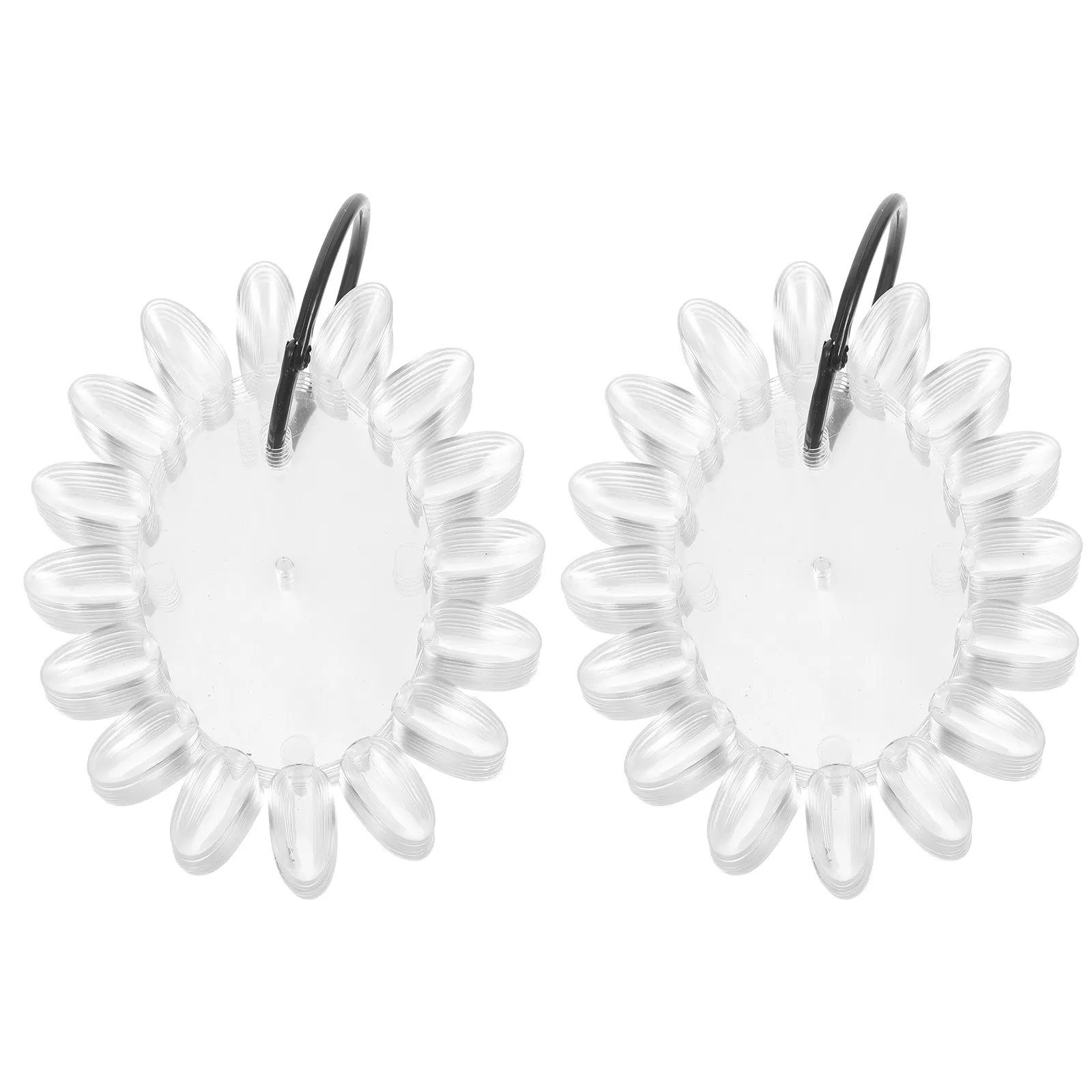 

2Set Sunflower Design Nail Color Show Cards Exquisite Detail Professional Display for Nail Studio Retail Store Manicure Color