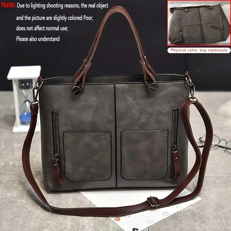 Women's Bag Fashion Classical Style Crossbody Handbag Retro PU Leather Shoulder and Purse Casual Bag Daily