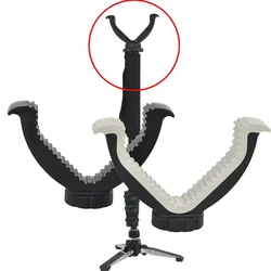 Tactical Heavy Duty V Yoke Shooting Rack Gun Rest Rifle Holder Top Mount 1/4 Thread Attachment for Hunting Tripod Bipod Monopod
