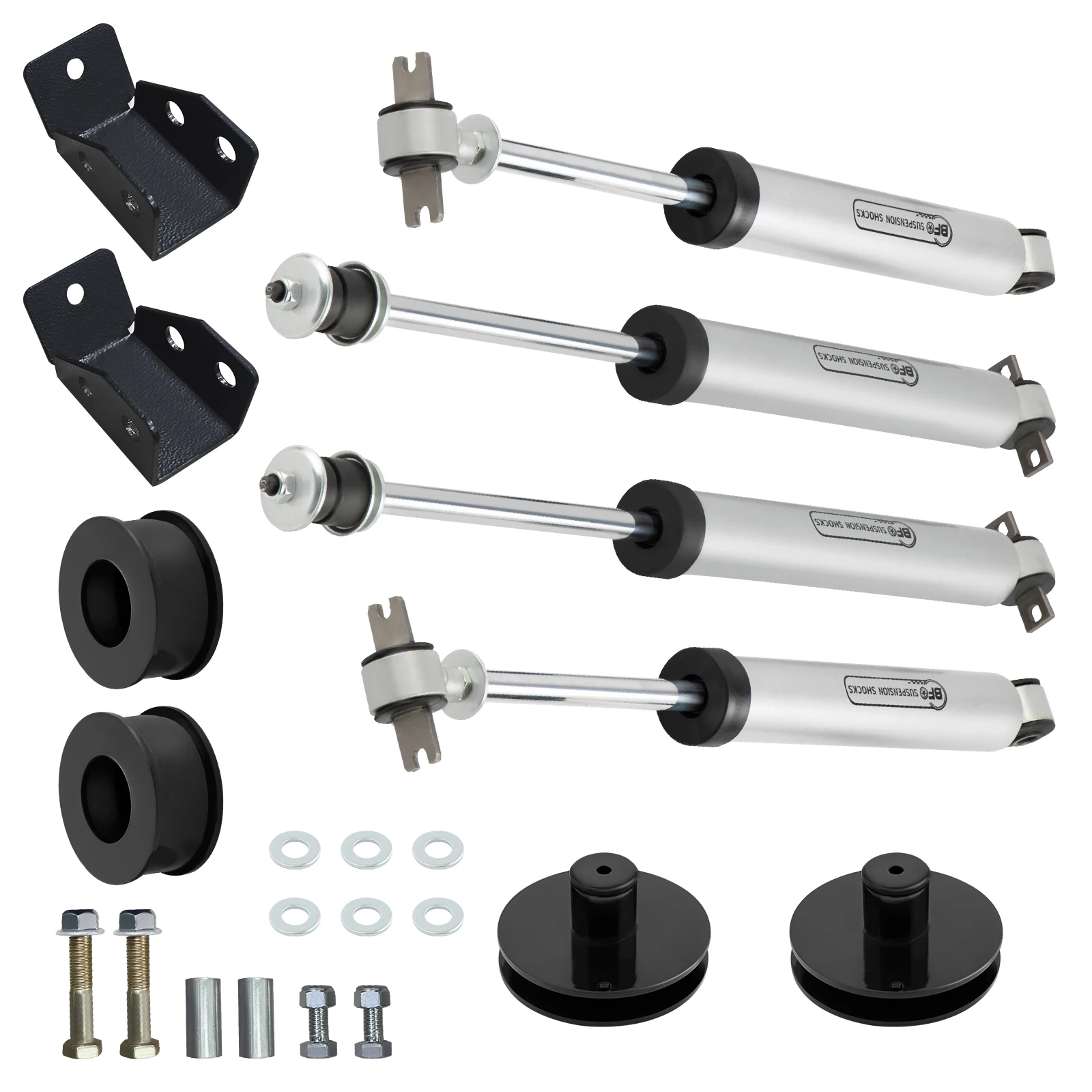 2 Inch Suspension Lift Kit With Shocks For Jeep Wrangler TJ 4WD 1997-2006