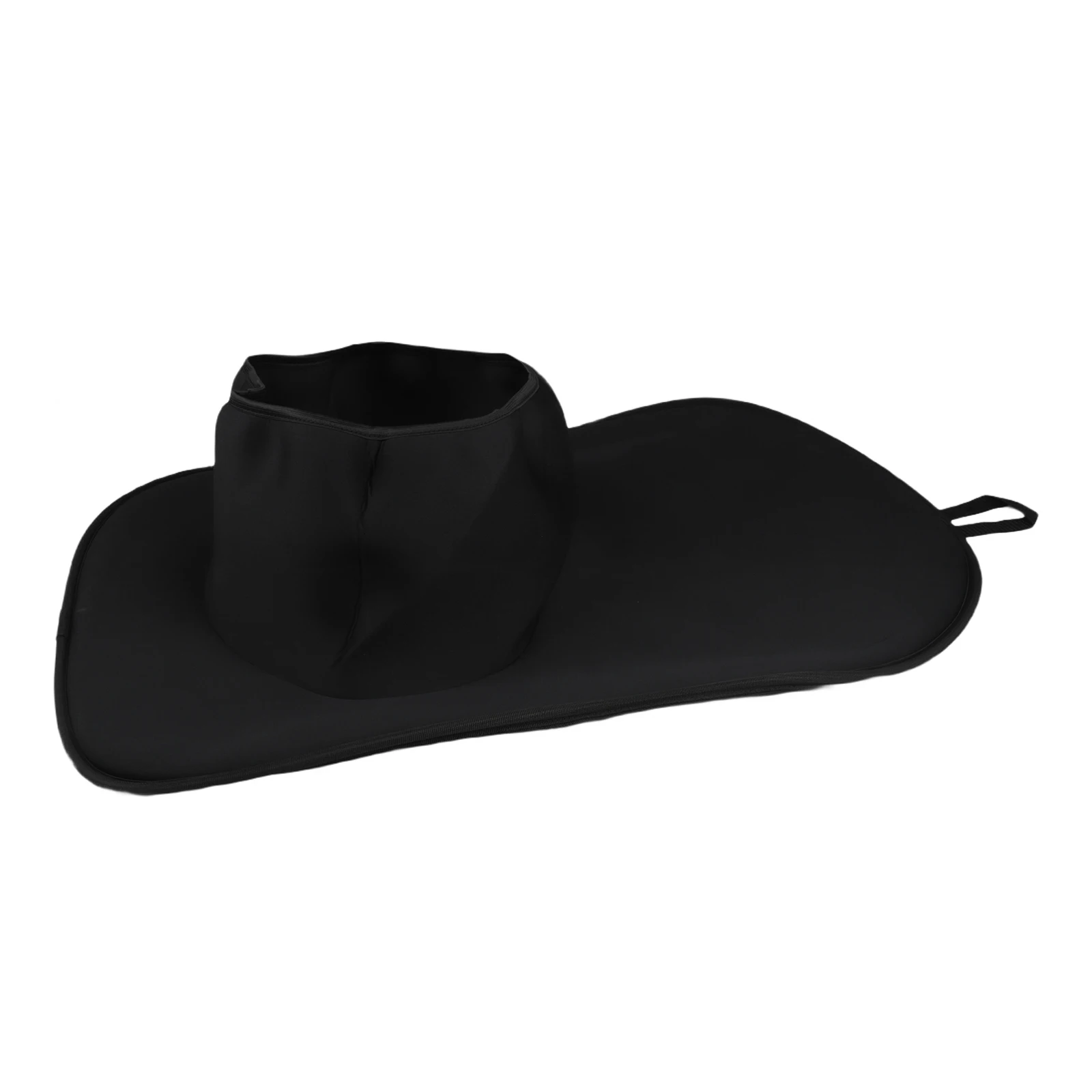 

Water Sports Black Kayaking Waterproof Skirt Cockpit Waterproofing Elastic Design Suitable For 90x52cm Cockpit