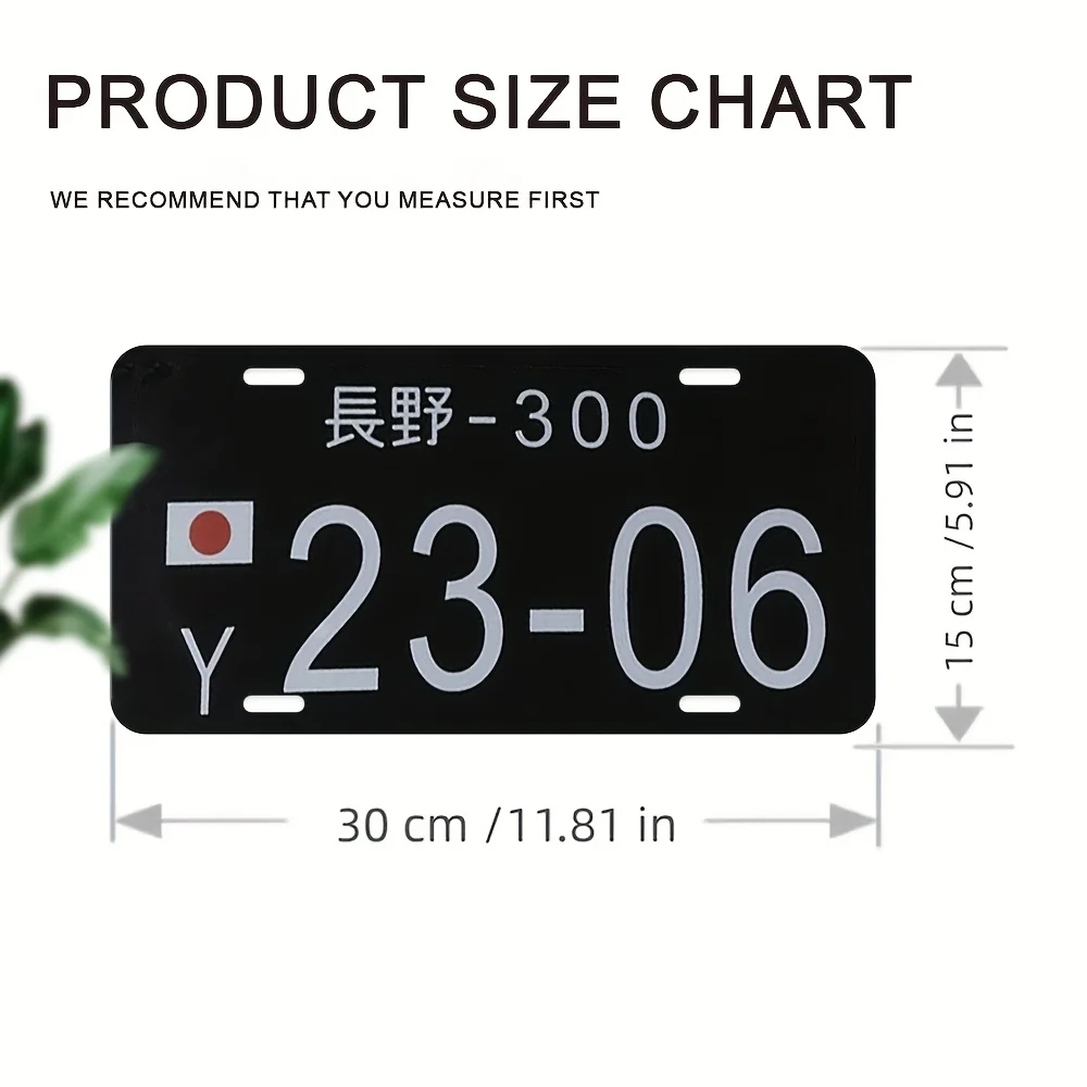 لافتة حائط معدنية على عنوان الشارع الياباني -، مقاومة للماء، سهلة التركيب، مثالية للمنزل، المرآب، المقهى، ديكور المطاعم والبار، #5