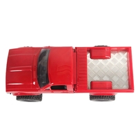 Leading-Stainless Steel Rear Trunk Cover Skid Plate Luggage Decorative Plate For WPL C24 C24-1 1/16 RC Car Upgrades Parts