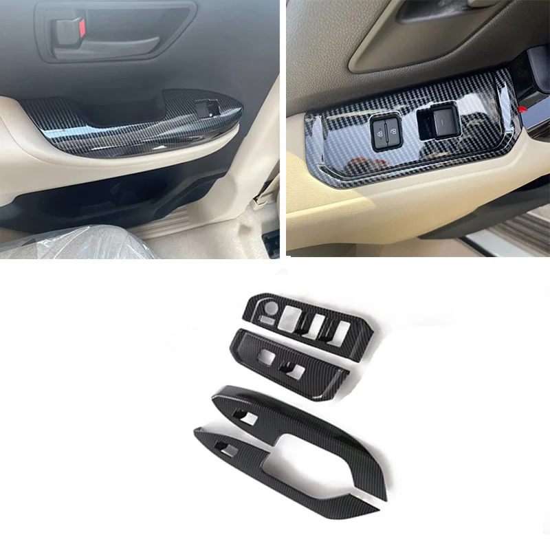 For Toyota Land Cruiser 300 LC300 2022 2023 2024 ABS door armrest window lift button switch cover Armest panle trim accessoires