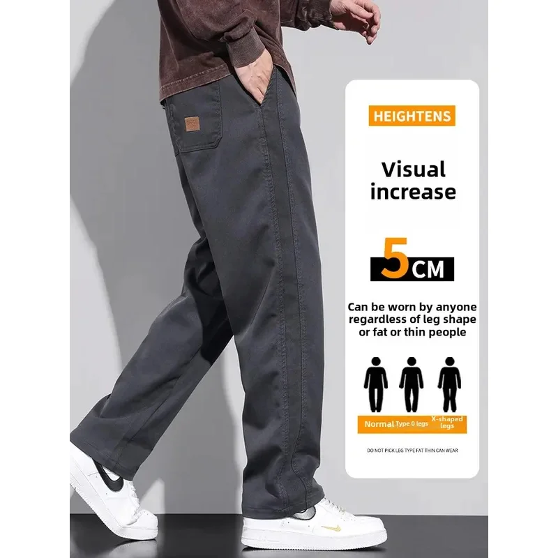 

Мужская одежда GIOIO, 2025Новые свободные прямые брюки-карго, модные универсальные мужские брюки