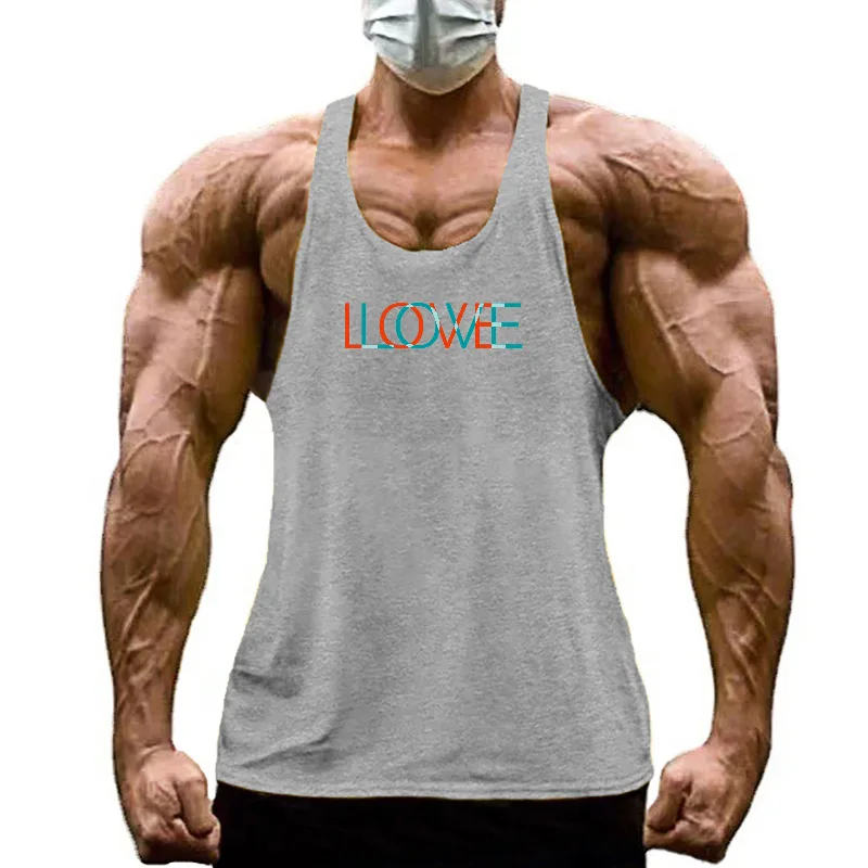 Men's Running Vests  Athletic Tank Top Quick Dry Sleeveless Gym Shirt Breathable Sportswear Bodybuilding For Outdoor Workout
