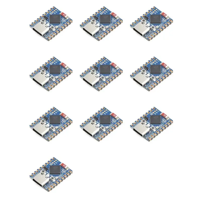 10X ESP32 S3 Zero Wi-Fi BT 5.0 Development Board Simplified Prototyping For Embedded Projects 896C( Without Soldered)