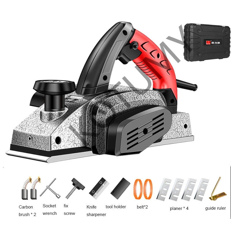 220V Furniture Cutting Electric Planer 16000R/MIN 2100W Wood Cutting Carpenter\'s Planer Portable Router Trimmer