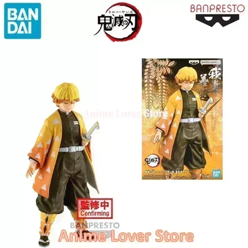 Banpresto Original Demon Slayer Agatsuma Zenitsu Tokitou Muichirou Kamado Tanjirou Nezuko Kanroji Mitsuri Senjuro Anime Figures