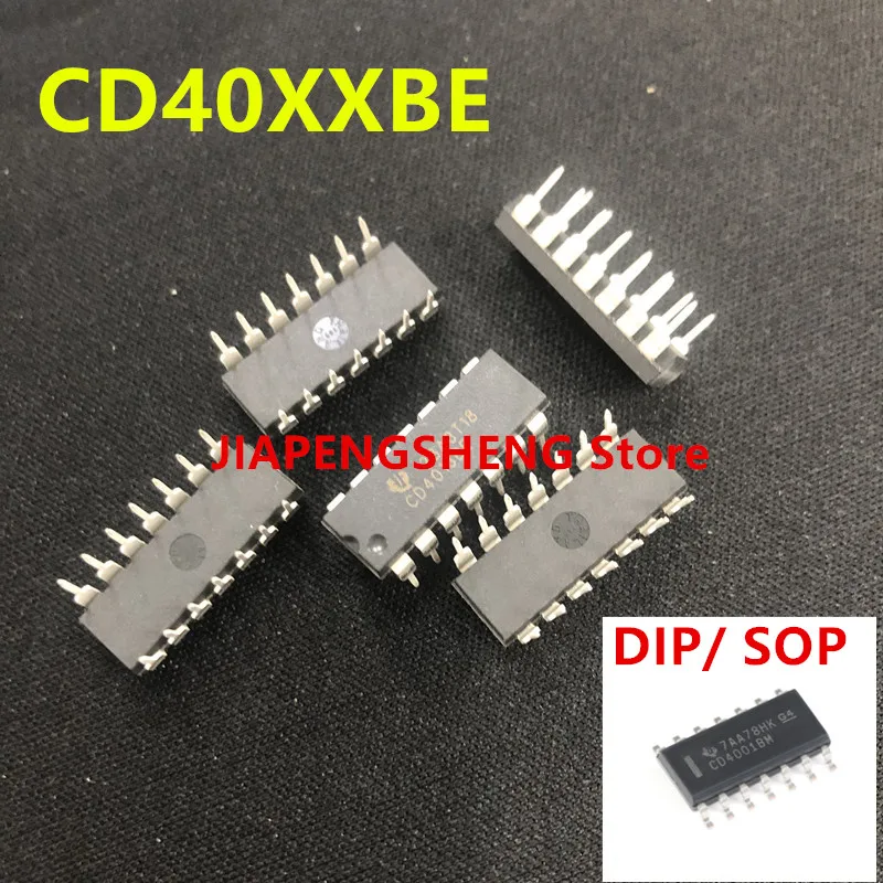 Chip Divider Decimal Imported, CD4017BE, CD4017BM, SOP, DIP-16, CD4017 Counter, 20Pcs