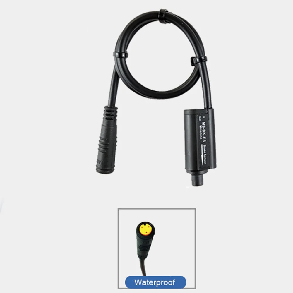 Electric Bicycle Brake Sensor, and Practical, Yellow Female Connector, Solves Brake Handle Replacement Problem