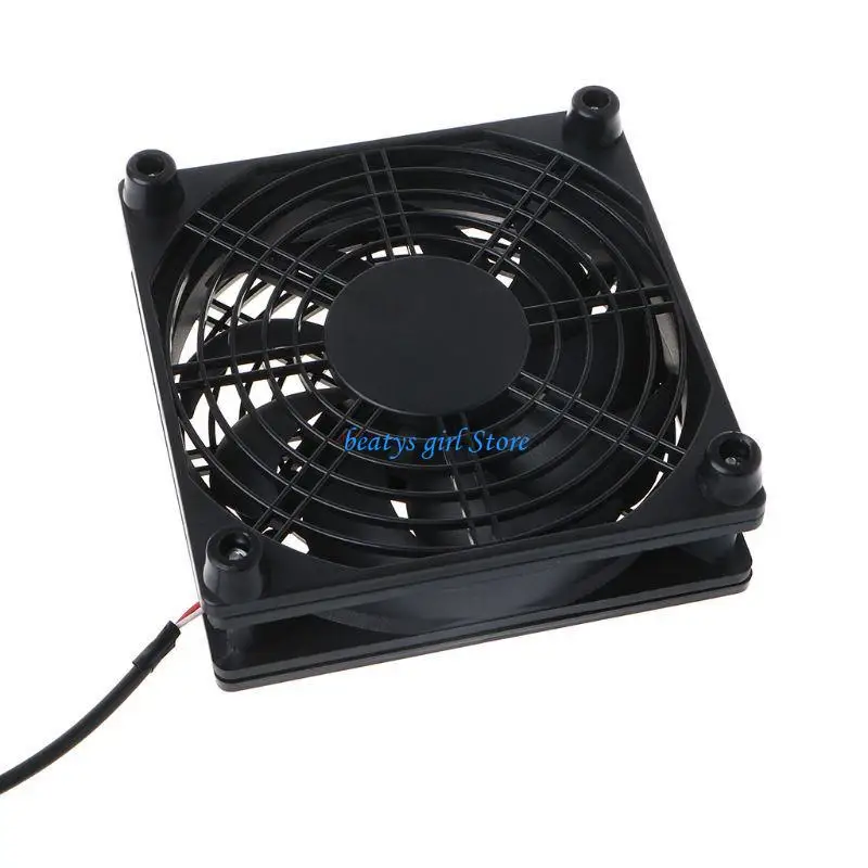 

C7AB Cooler Radiator Router Cooling Fan Box Wireless Heat DIssipation 5V 2500R