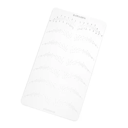 Semi-permanent Wild Line Eyebrow Tattoo Practice Skin Beginner Embroidery Silicone Simulated Eye Brow Training Skin Tattoo Tools