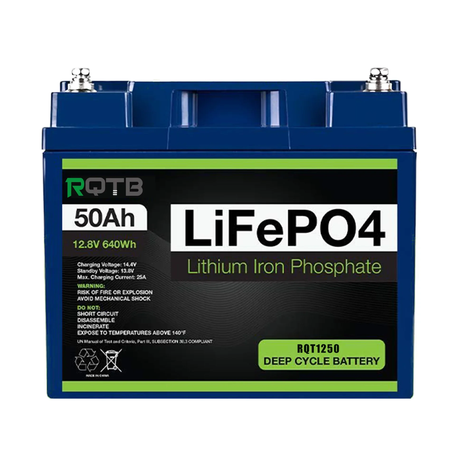 12.8V  50AH Lead-acid Lithium Iron Phosphate Battery for Home Energy Storage, Outdoor Equipment Power Supply, Mobile RV RV RV