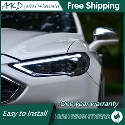 For Ford Fusion 2017-2019 Headlights DRL Daytime Running Lights Head Lamp LED Bi Xenon Bulb Fog Lights Mondeo Car Accessory