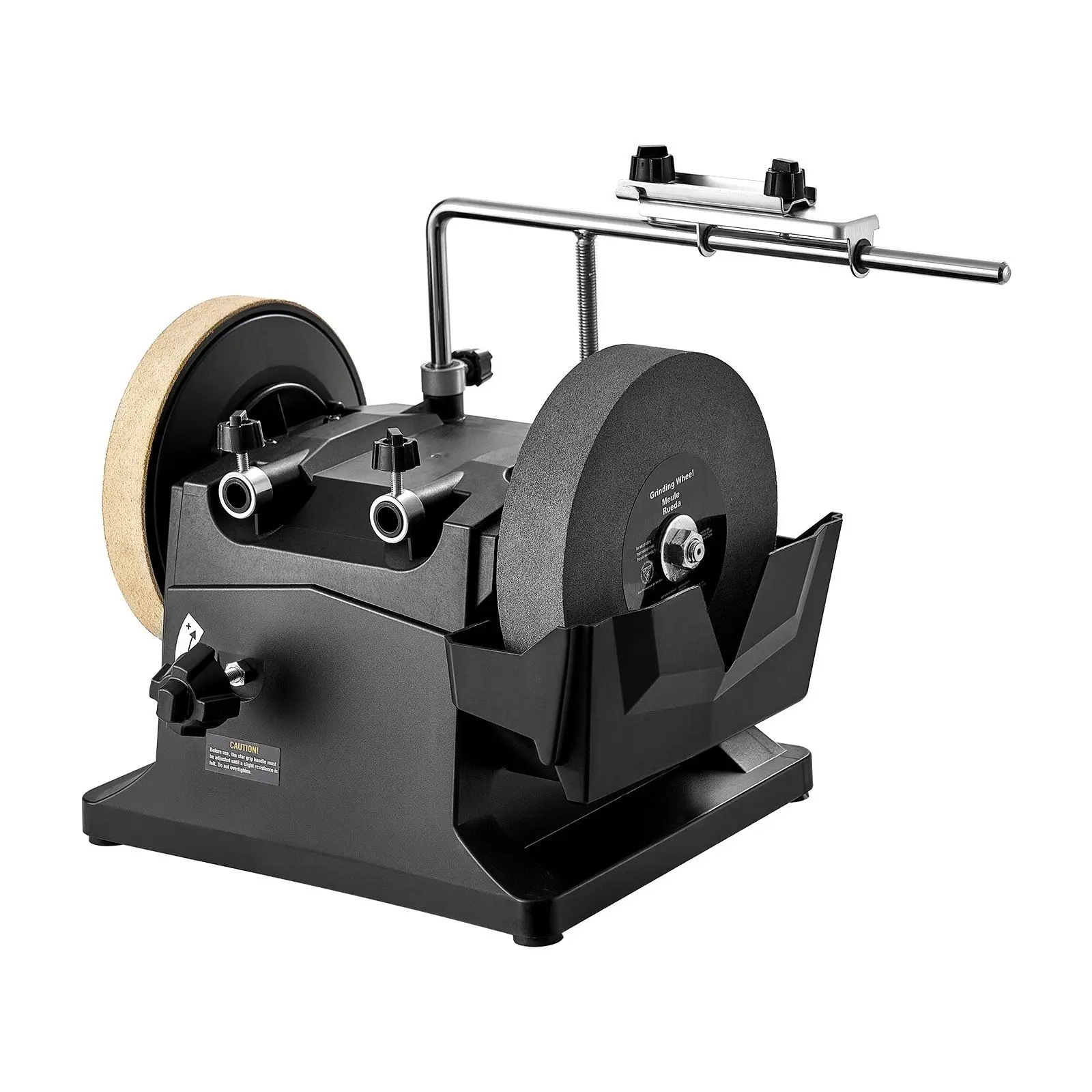 

Bench Grinder 8 Inch Wet 155 Rpm Electric General Purpose Grinding With Dust Management