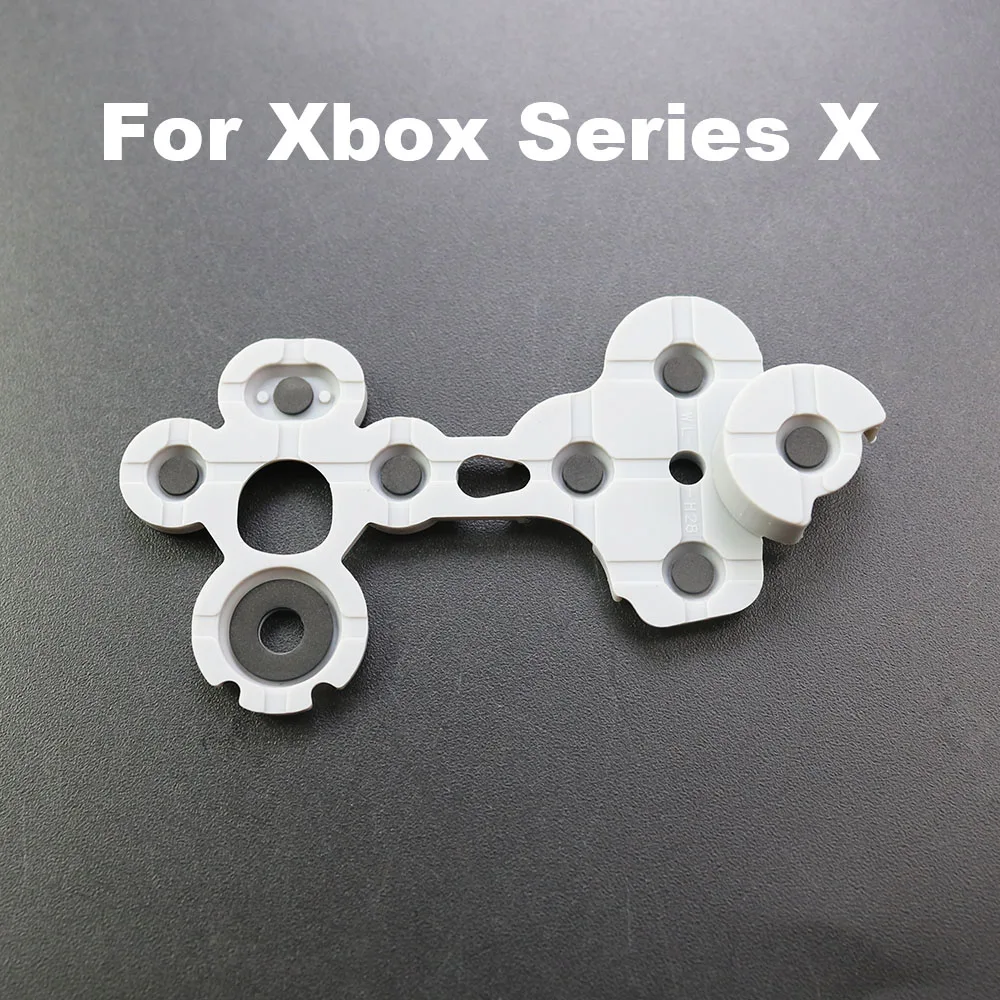 YUXI-Goma conductora de 1 piezas para Xbox Series X/S, controlador inalámbrico para Xbox One Slim / Elite V2, piezas de reparación de botones de