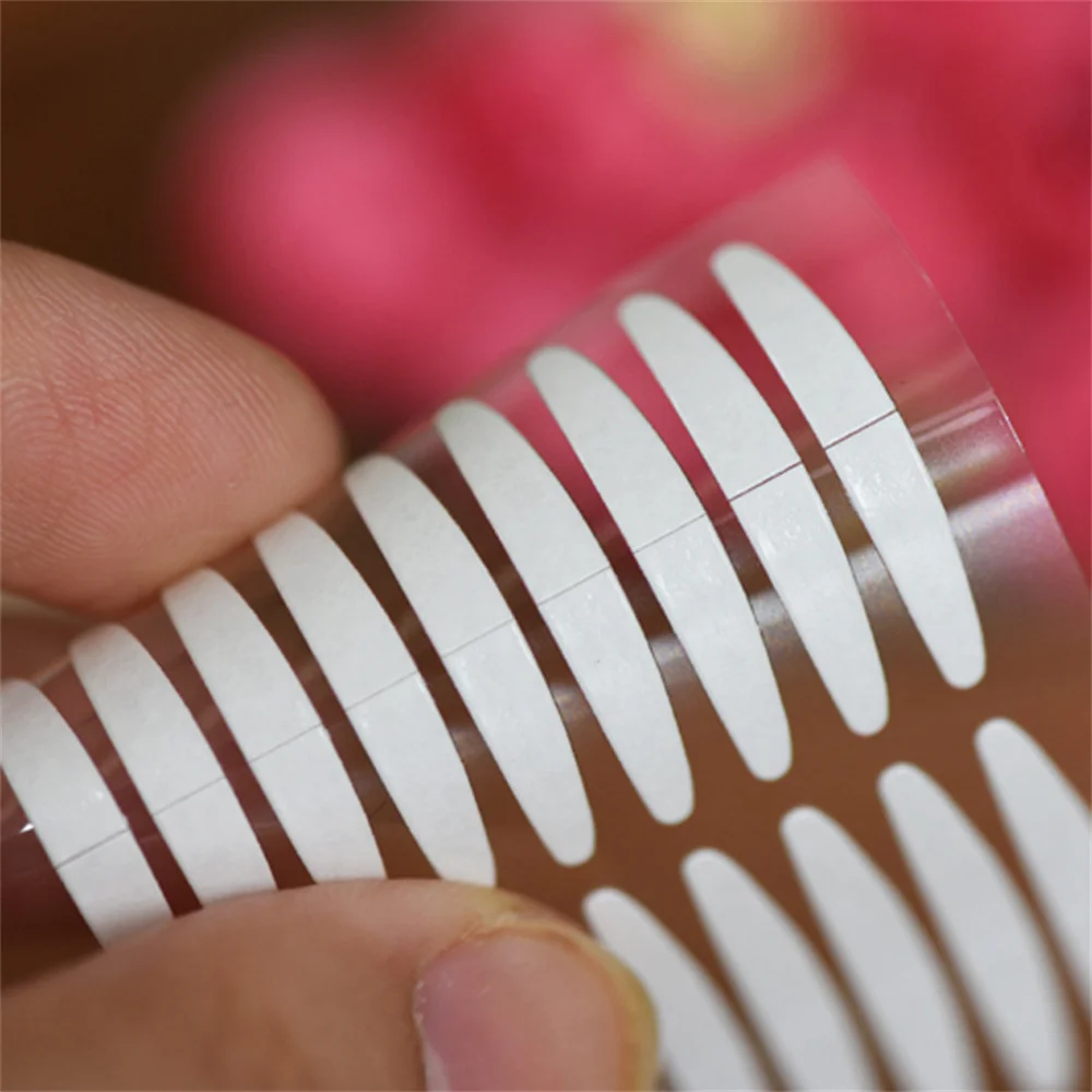 5 Sheets Makeup Clear Lace mesh Eyelid Stripe Big eyes Invisible double fold eyelid shadow sticker Double Eyelid Tape Tools