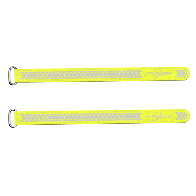 2PCS FPVRACER Kevlar Naht & Polyester 300D RC Batterie Strap Metall Schnalle für FPV Racing Freestyle Long Range Drohnen DIY Teil
