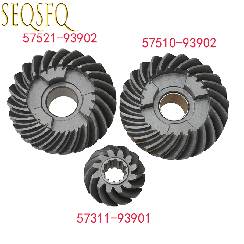 Outboard Engine 57311-93901 Pinion & 57521-93902 Reverse & 57510-93902 Forward Gear for Suzuki 9.9HP 15HP DT DF Boat Motor