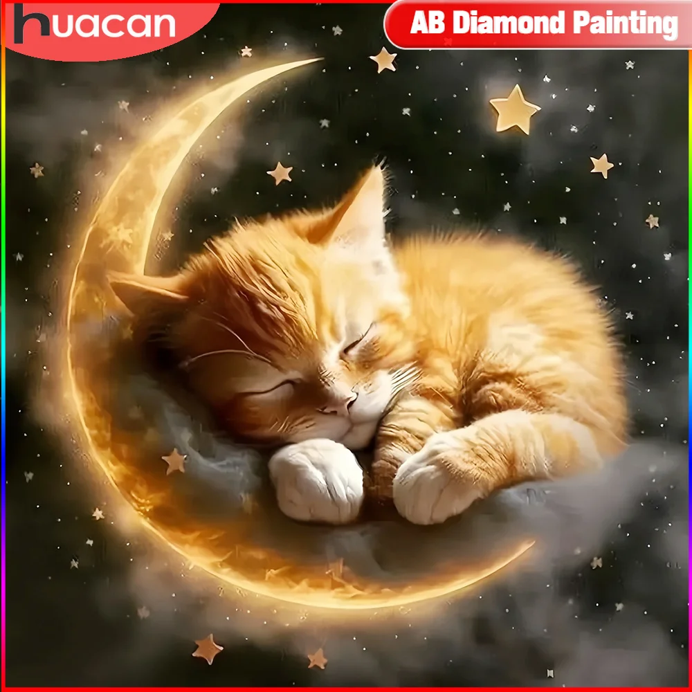Huacan Tier DIY Diamant Malerei Frosch Pflanze volles Quadrat rund 5d Diamant Mosaik abstrakte Farbe Wohnkultur