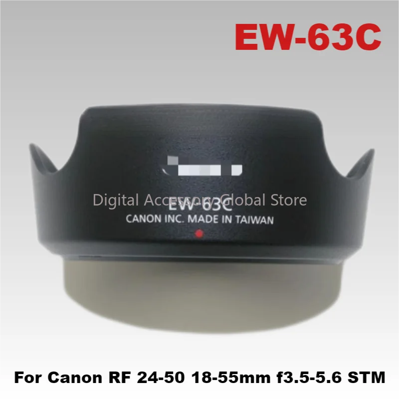 New Original Front Hood EW-63C Parts For Canon RF 24-50 18-55mm f3.5-5.6 STM (58mm) Camera Lens