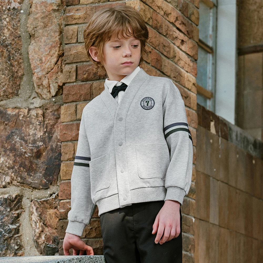 

Детская вязаная куртка Dave Bella для мальчиков, весна-осень, повседневная верхняя одежда для активного отдыха, бейсбольная куртка, детская одежда, пальто DK3236369-A