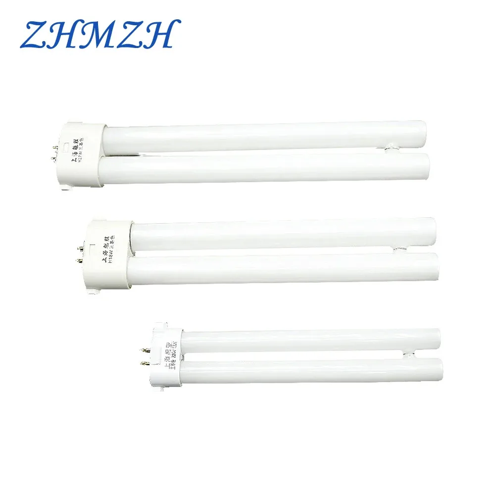 220V Party Four Needles Desk Lamp Tubes 13W 18W 27W Square Four-pin Desk Lamp Bulb Eye-protection Fluorescent Light Tube
