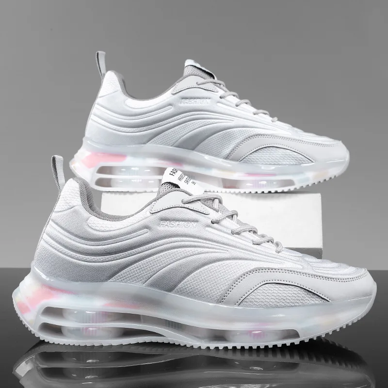 New Men's Sneakers Breathable Mesh Fashion Casual Shoes Running Shoes for Women and Men Air Cushion Shoes Tenis Masculino