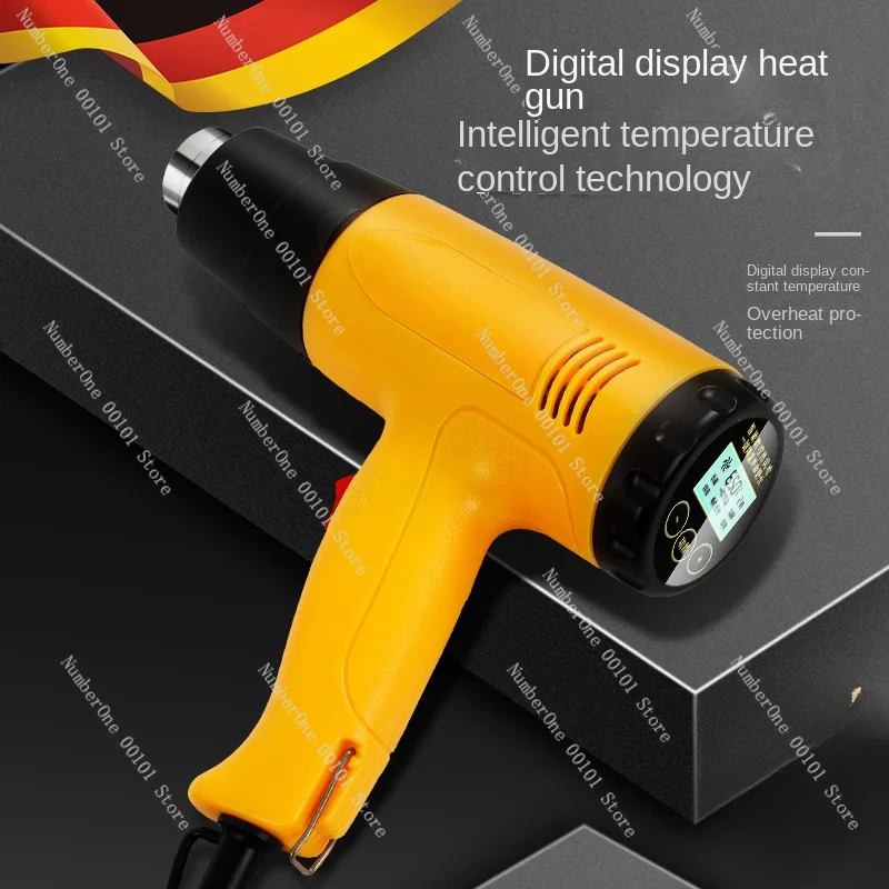 Digital hot air gun with low speed and temperature adjustment drying gun