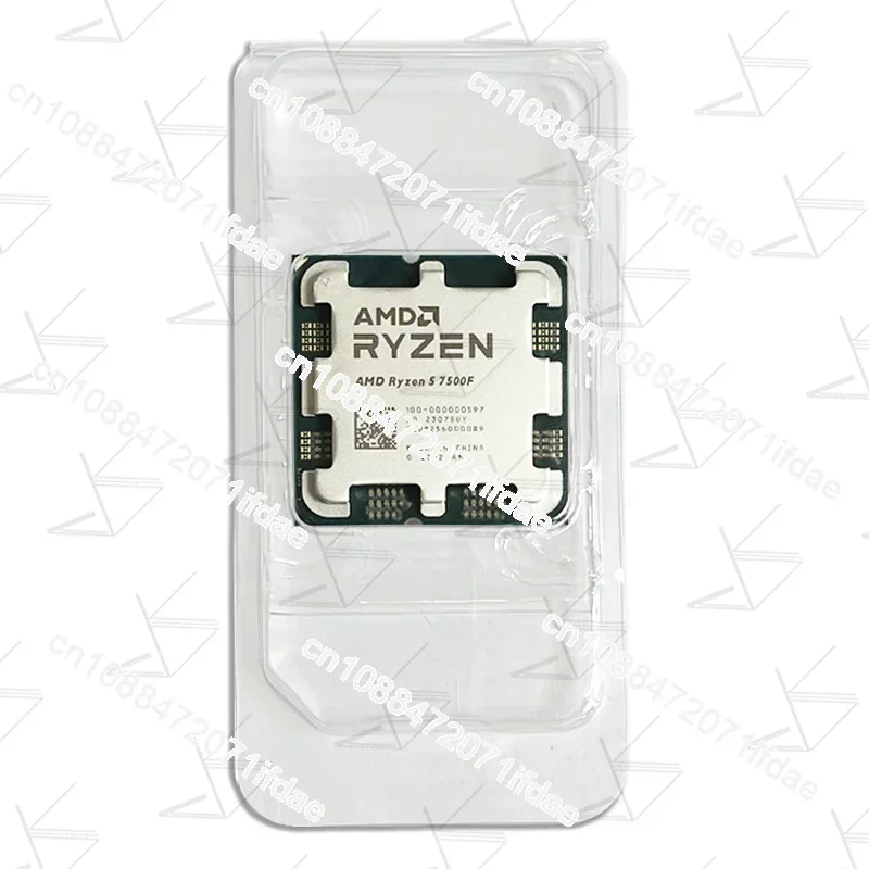 NEW AMD Ryzen 5 7500F R5 7500F 3.7GHz 6-Core 12-Thread CPU Processor 5NM L3=32M 100-000000597 Socket AM5 Without Cooler