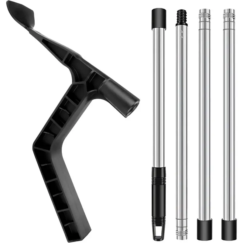 

Инструменты для чистки водостоков ABBO, телескопическая штанга для очистки кровельных желобов, съемный скребок для чистки кровли