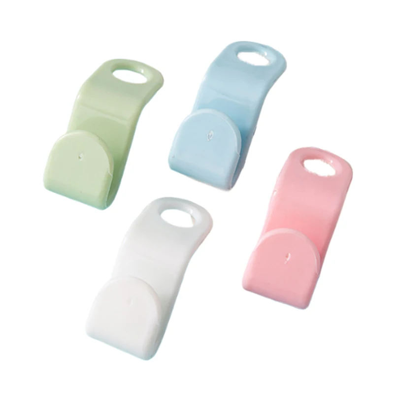 5pcs Clothes Hanger Connection Hook Home Clothes Hanger Link Buckle Thickened Plastic Stackable Clothes Hanger Link Hook