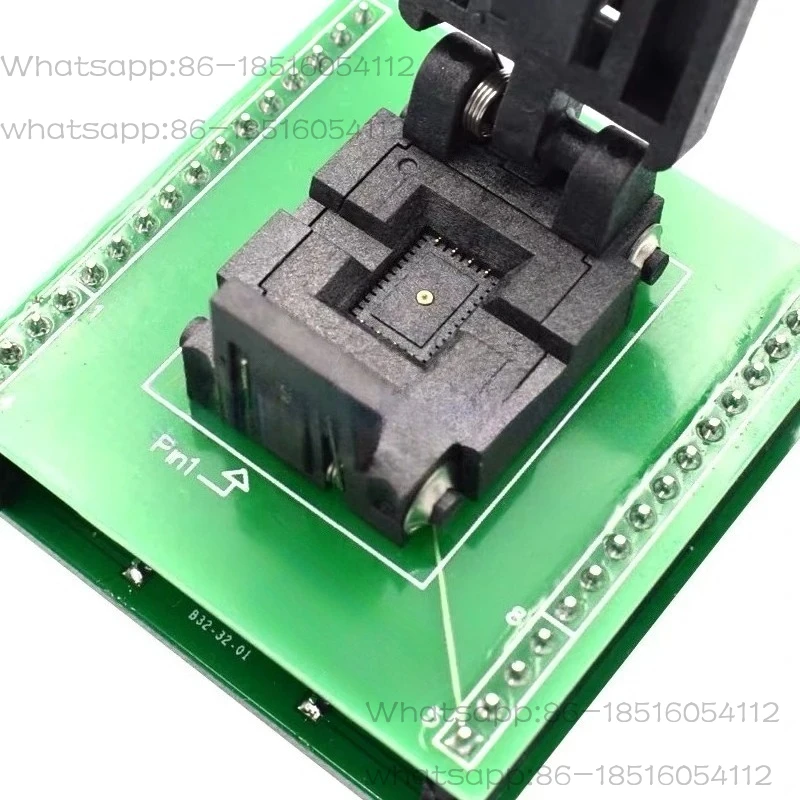WSON8/DFN8/QFN8 Burning Block 8x6 6x5 2x2 2x3 3x3MM Chip IC Test Block Adapter