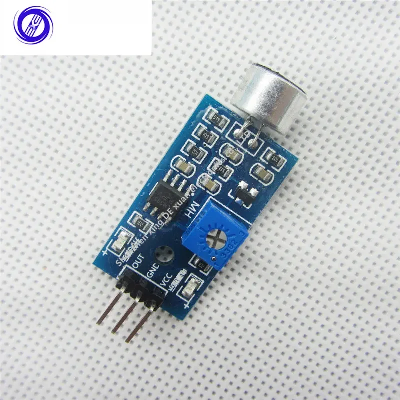 5pcs Sound Detection Sensor Module Sound Sensor Intelligent Vehicle For Arduino DIY Kit Parts