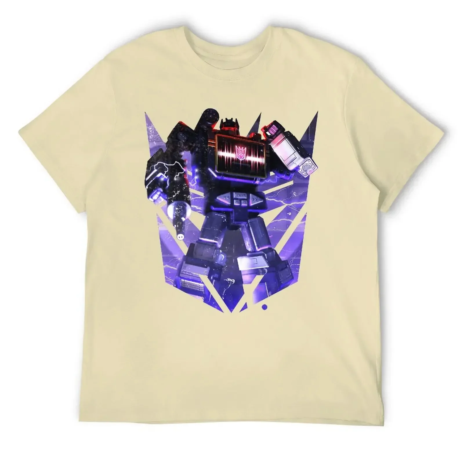 Move Tees Casual Graphic Funny Novelty Home Eur Round Neck Transformer  Black Decepticon Soundwave  Wordtee Vintage 13 T-shirt