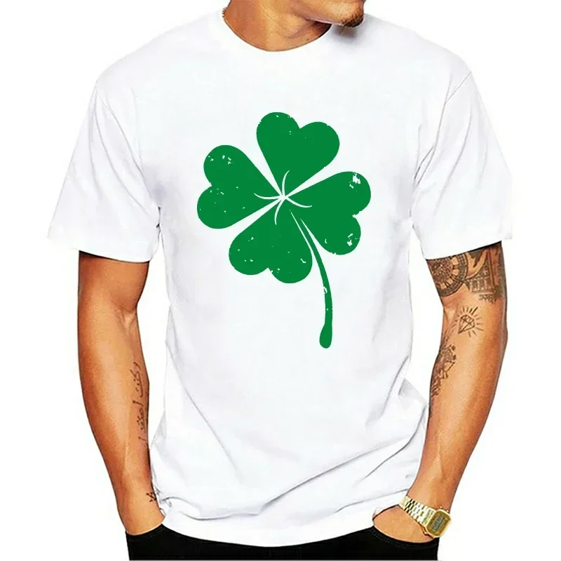 Irish Shamrock Saint Patrick Day Ireland Clover T-Shirt Gift Idea Fashion Classic Style Shirt Unisex Tee