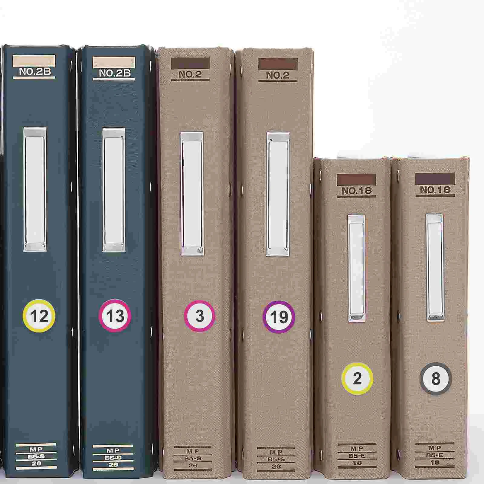 50 Sheets Small Number Stickers from 1-40 Labels Classification Numbers Paper Numbered Sign