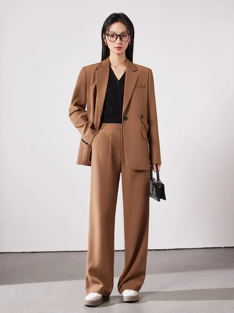 

Fashionable Loose-Fit Women's Suit2025New professional casual style women's formal suit