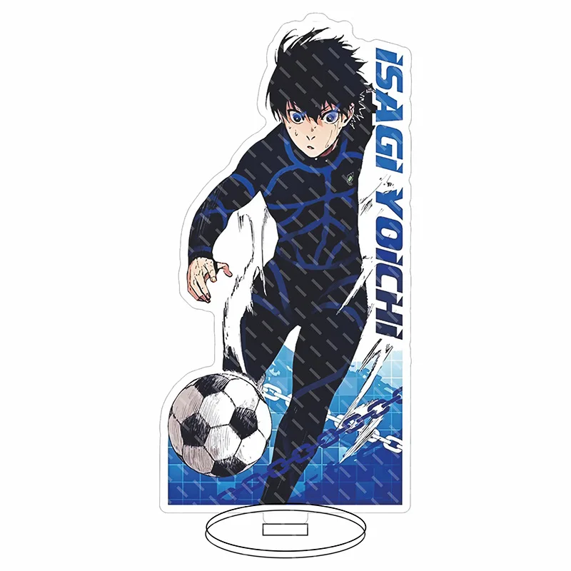 Blue Lock Acrylic Stand Keychain Yoichi Isagi Meguru Bachira Hyouma Chigiri Soccer Manhwa Peripheral Exhibition Table Ornament