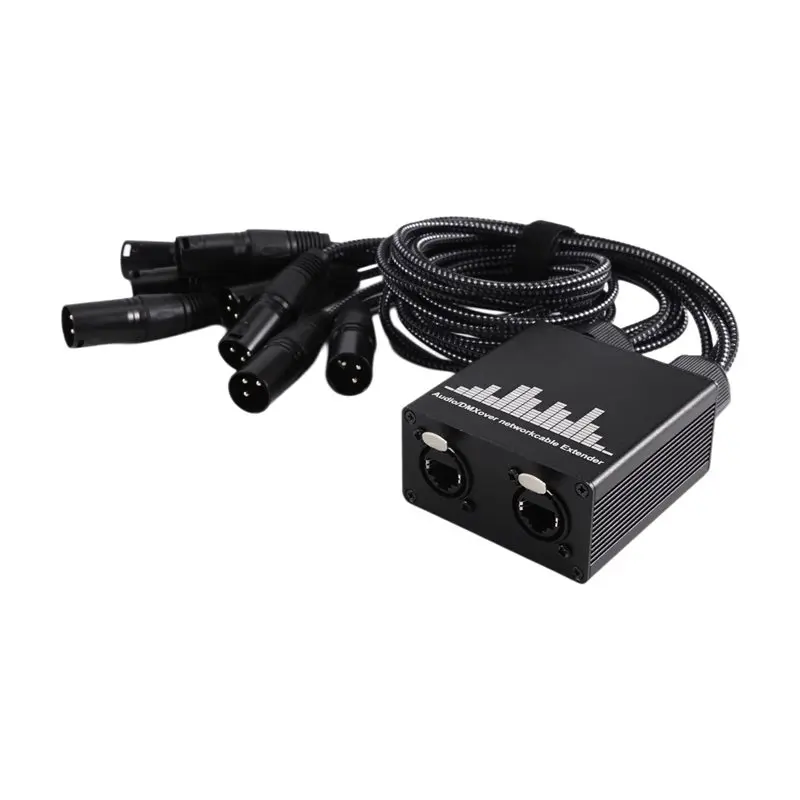 [B24B!】 Multi Network Breakout 8CH XLR 3Pin For Stage Sound Lighting And Recording Studio 8-CH XLR To 2X STP CAT6 RJ45 Ethercon